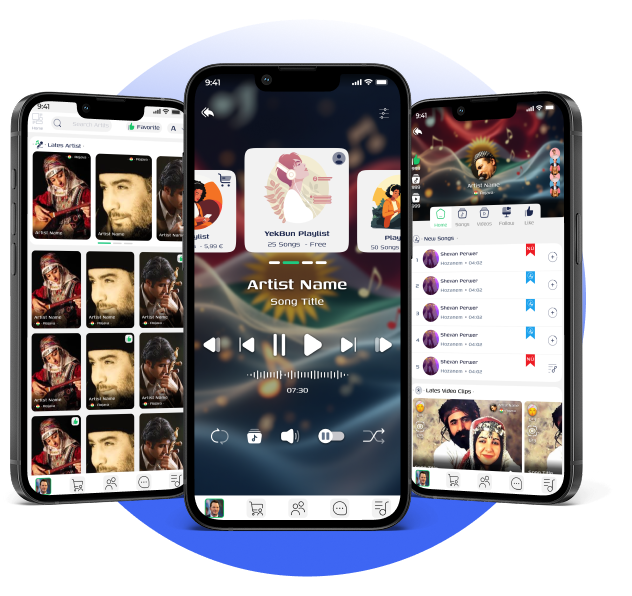 YekBûn Sound Platform Mobile App